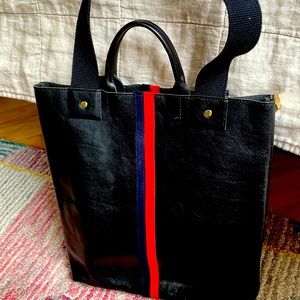 Clare V Annie Leather Tote Bag